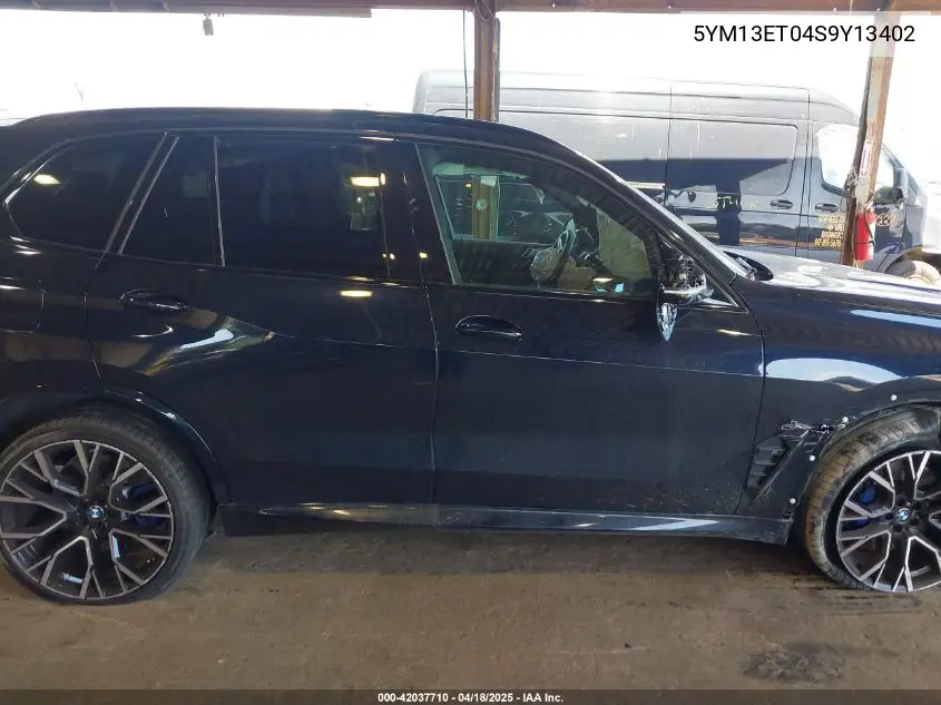 2025 BMW X5 M Competition VIN: 5YM13ET04S9Y13402 Lot: 42037710