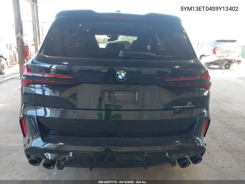 2025 BMW X5 M Competition VIN: 5YM13ET04S9Y13402 Lot: 42037710