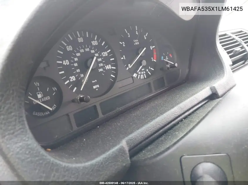2001 BMW X5 3.0 VIN: WBAFA535X1LM61425 Lot: 42500146