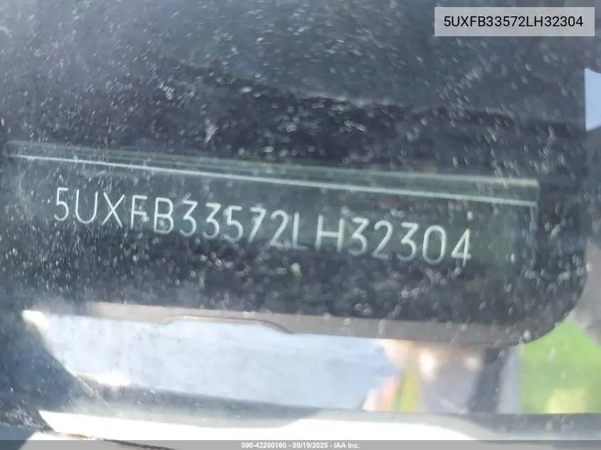 2002 BMW X5 4.4I VIN: 5UXFB33572LH32304 Lot: 42280160