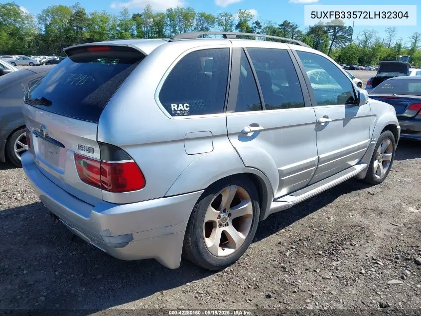 2002 BMW X5 4.4I VIN: 5UXFB33572LH32304 Lot: 42280160