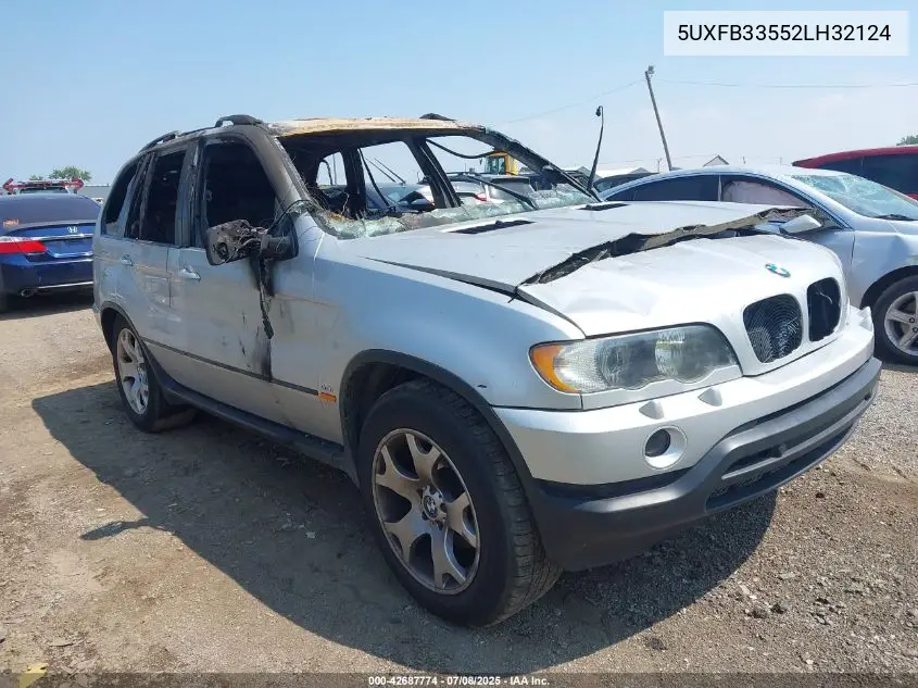 2002 BMW X5 4.4I VIN: 5UXFB33552LH32124 Lot: 42687774