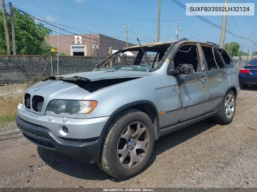2002 BMW X5 4.4I VIN: 5UXFB33552LH32124 Lot: 42687774