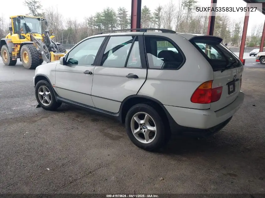 2003 BMW X5 3.0I VIN: 5UXFA53583LV95127 Lot: 41978626