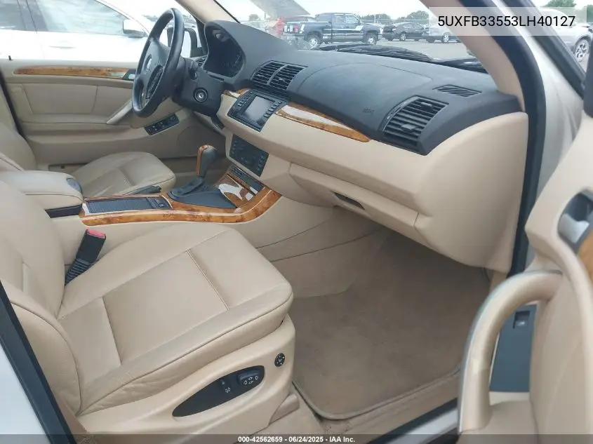 2003 BMW X5 4.4I VIN: 5UXFB33553LH40127 Lot: 42562659