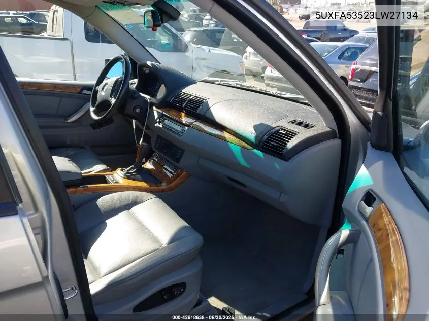 2003 BMW X5 3.0I VIN: 5UXFA53523LW27134 Lot: 42618638