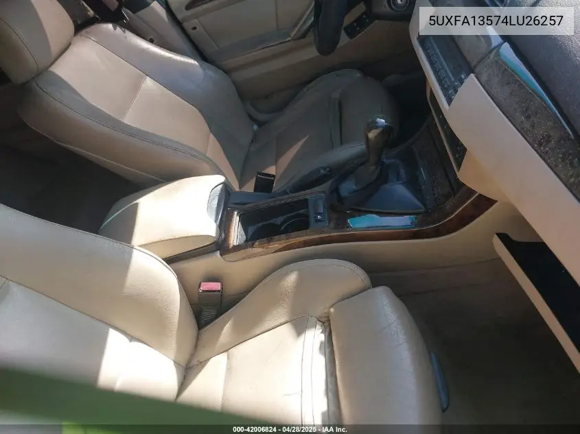 2004 BMW X5 3.0I VIN: 5UXFA13574LU26257 Lot: 42006824