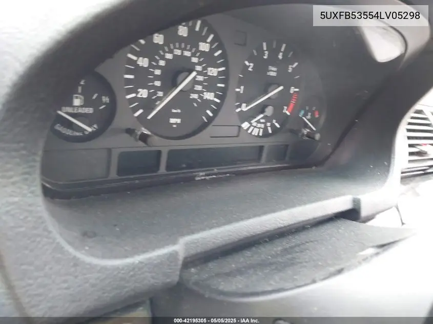 2004 BMW X5 4.4I VIN: 5UXFB53554LV05298 Lot: 42195305