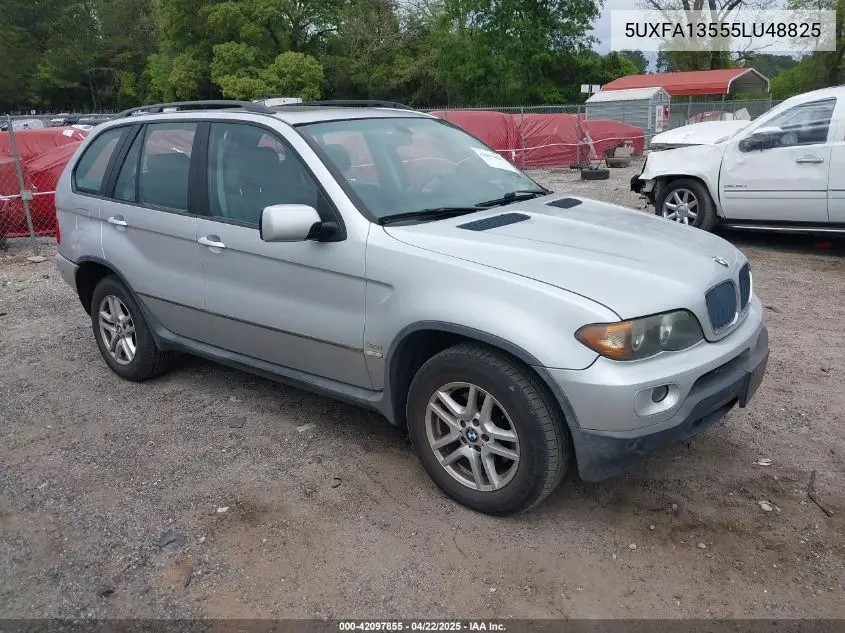 2005 BMW X5 3.0I VIN: 5UXFA13555LU48825 Lot: 42097855