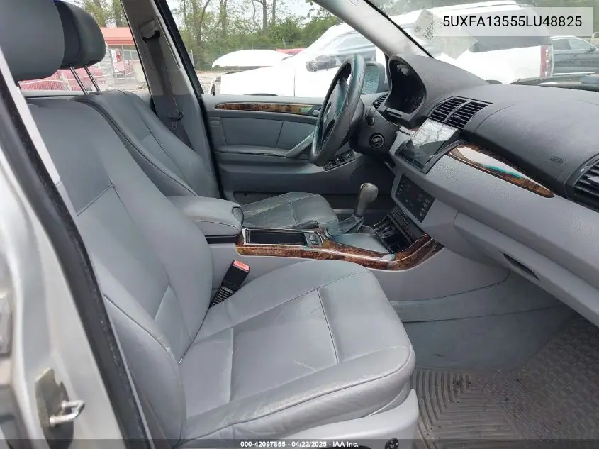 2005 BMW X5 3.0I VIN: 5UXFA13555LU48825 Lot: 42097855