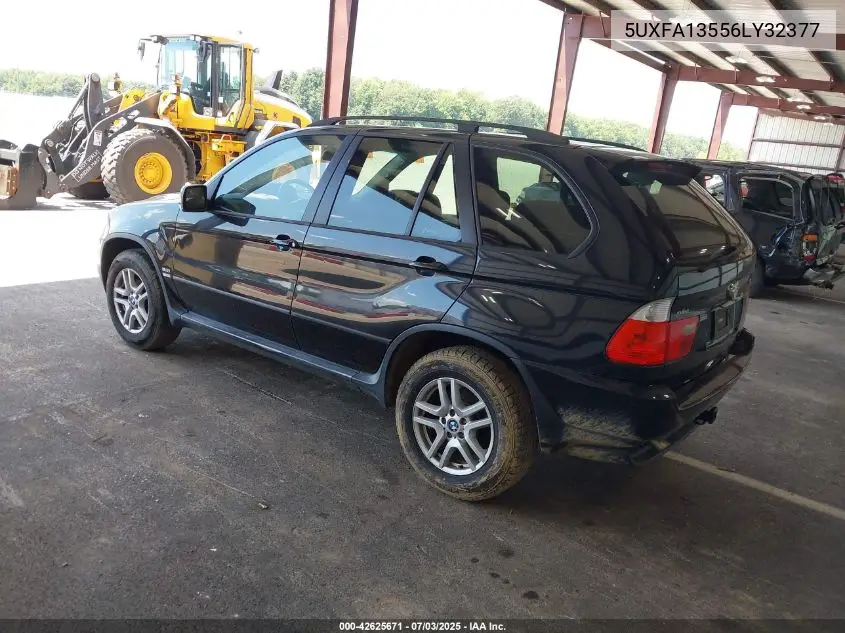 2006 BMW X5 3.0I VIN: 5UXFA13556LY32377 Lot: 42625671