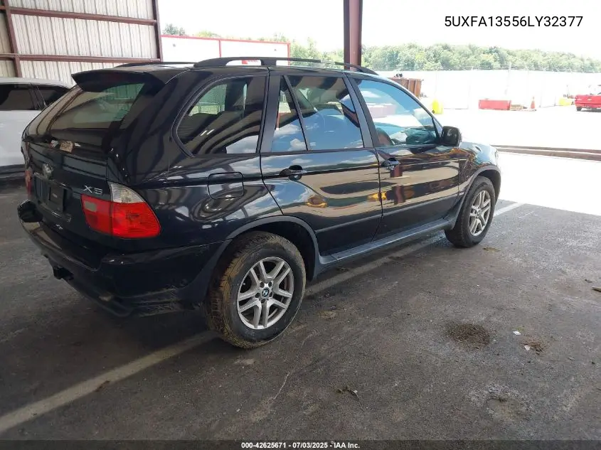 2006 BMW X5 3.0I VIN: 5UXFA13556LY32377 Lot: 42625671