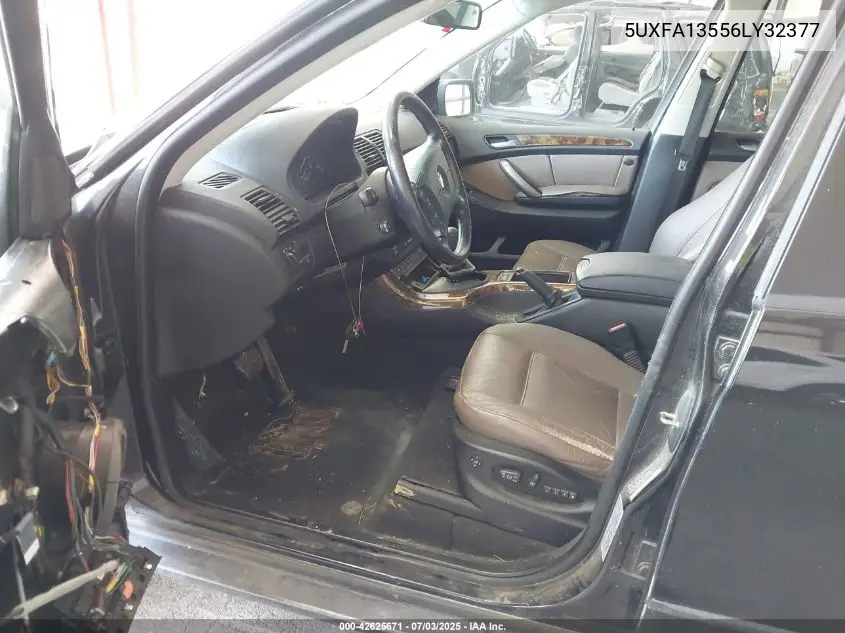 2006 BMW X5 3.0I VIN: 5UXFA13556LY32377 Lot: 42625671
