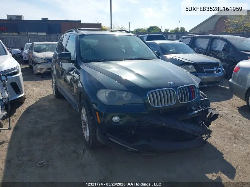 2008 BMW X5 4.8I VIN: 5UXFE83528L161959 Lot: 12321774