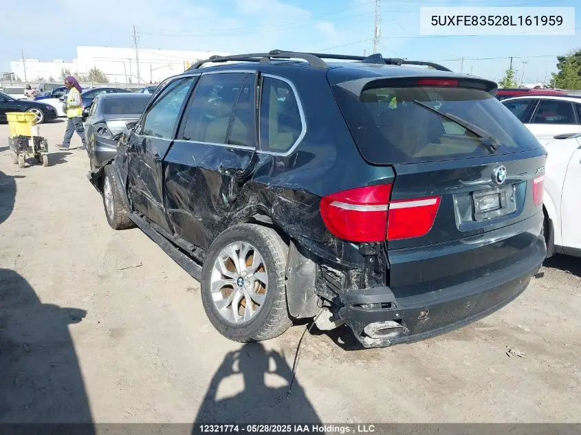 2008 BMW X5 4.8I VIN: 5UXFE83528L161959 Lot: 12321774