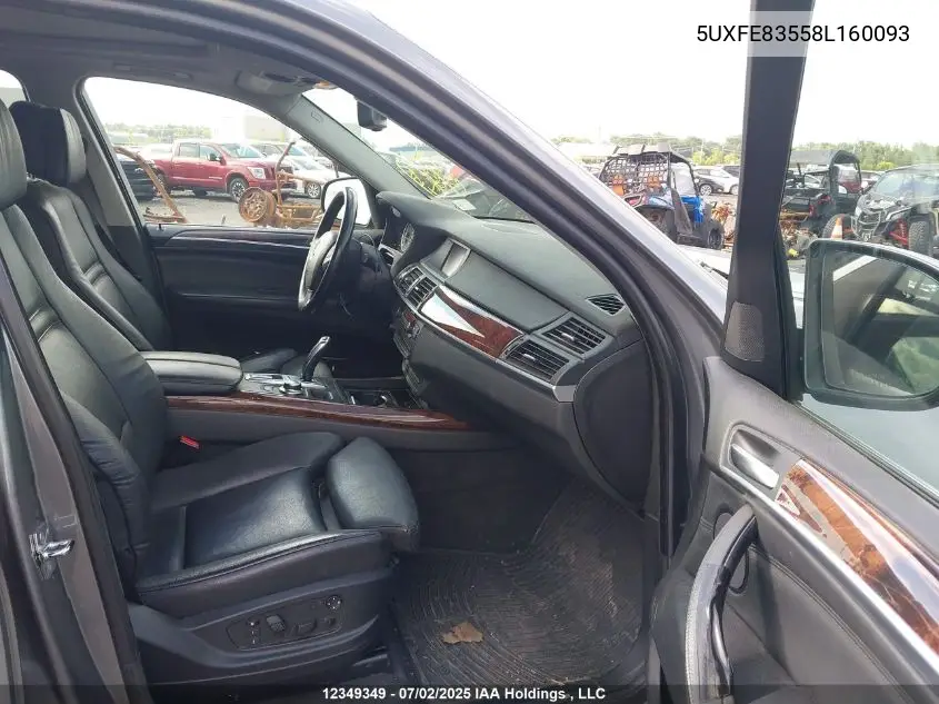 2008 BMW X5 4.8I VIN: 5UXFE83558L160093 Lot: 12349349X