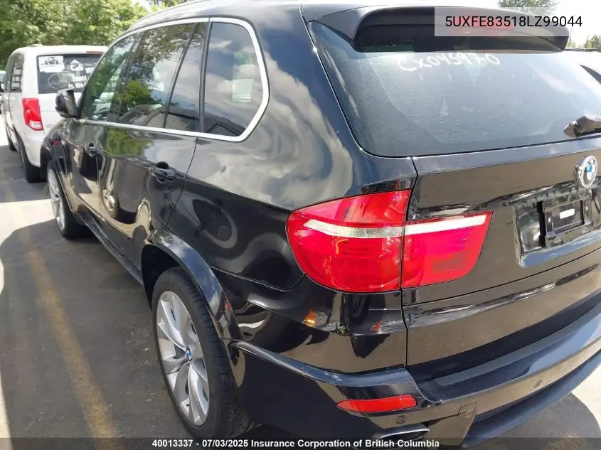 2008 BMW X5 4.8I VIN: 5UXFE83518LZ99044 Lot: 40013337