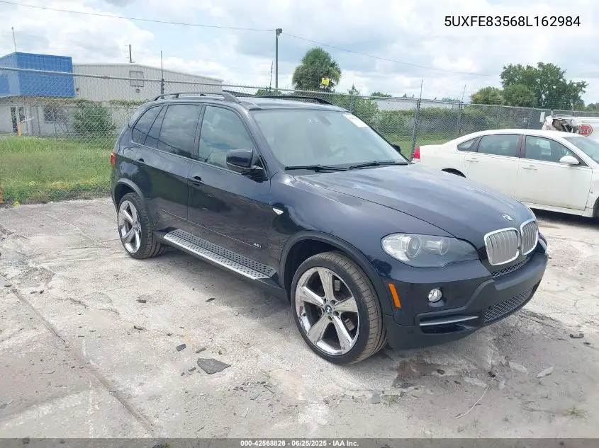 2008 BMW X5 4.8I VIN: 5UXFE83568L162984 Lot: 42568826
