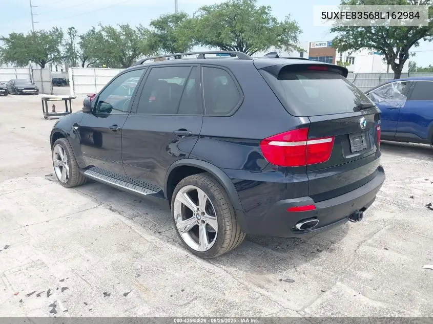 2008 BMW X5 4.8I VIN: 5UXFE83568L162984 Lot: 42568826