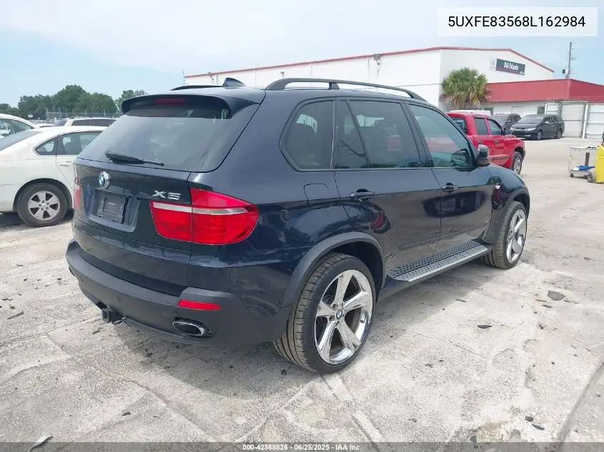 2008 BMW X5 4.8I VIN: 5UXFE83568L162984 Lot: 42568826