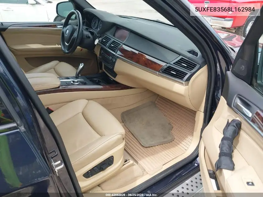 2008 BMW X5 4.8I VIN: 5UXFE83568L162984 Lot: 42568826