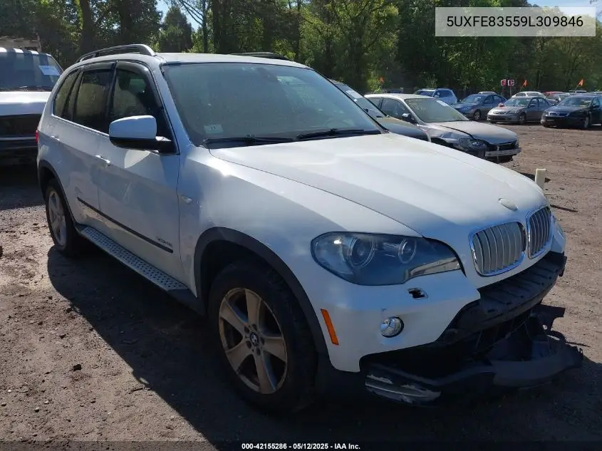 2009 BMW X5 xDrive48I VIN: 5UXFE83559L309846 Lot: 42155286