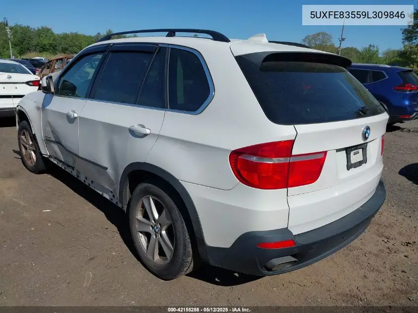 2009 BMW X5 xDrive48I VIN: 5UXFE83559L309846 Lot: 42155286