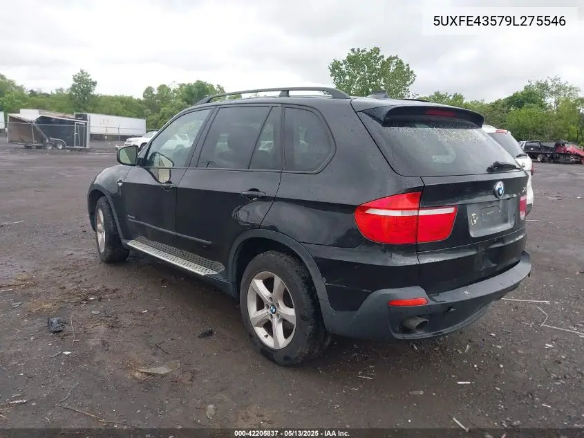 2009 BMW X5 xDrive30I VIN: 5UXFE43579L275546 Lot: 42205837
