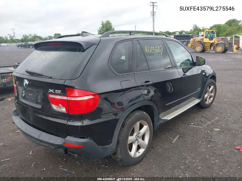 2009 BMW X5 xDrive30I VIN: 5UXFE43579L275546 Lot: 42205837
