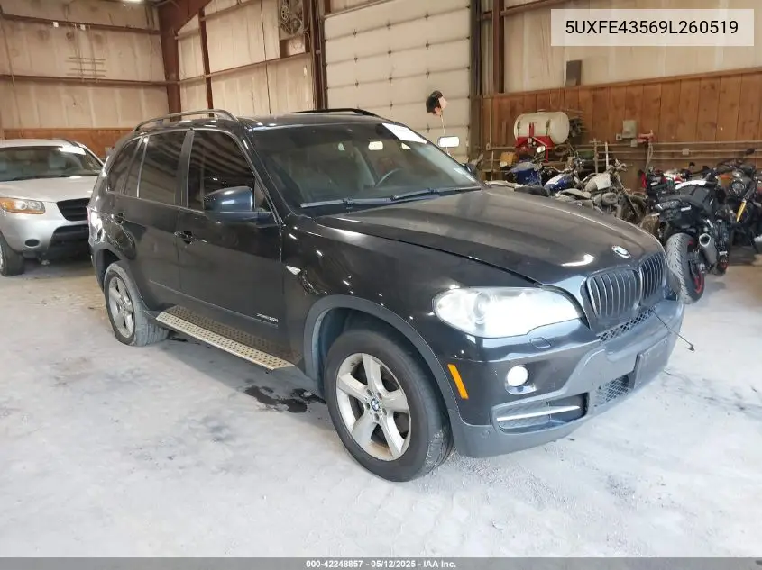 2009 BMW X5 xDrive30I VIN: 5UXFE43569L260519 Lot: 42248857