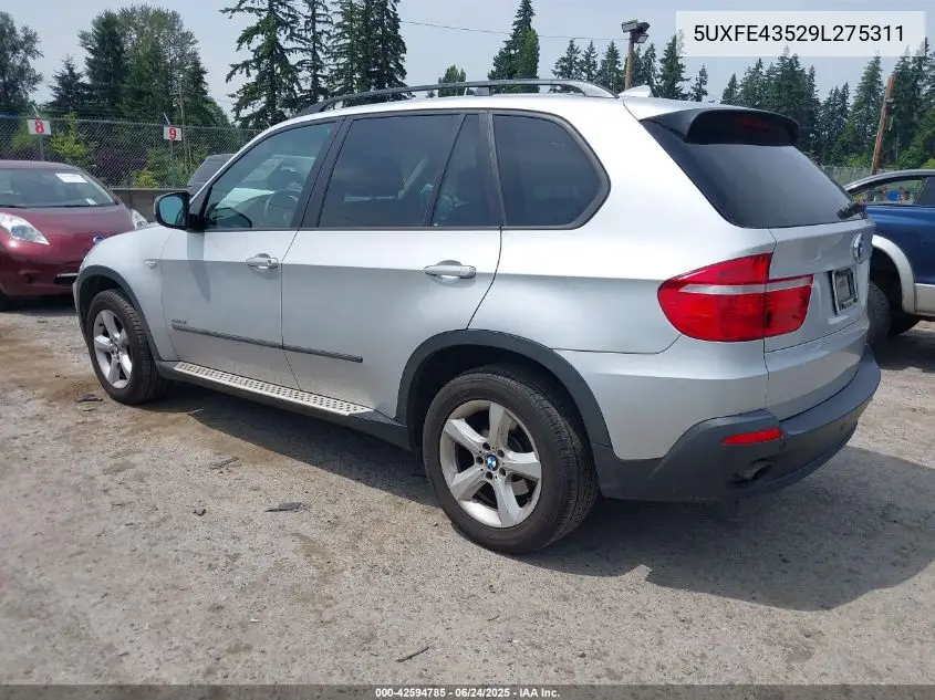2009 BMW X5 xDrive30I VIN: 5UXFE43529L275311 Lot: 42594785