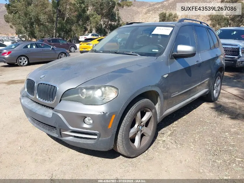 2009 BMW X5 xDrive30I VIN: 5UXFE43539L267086 Lot: 42647981