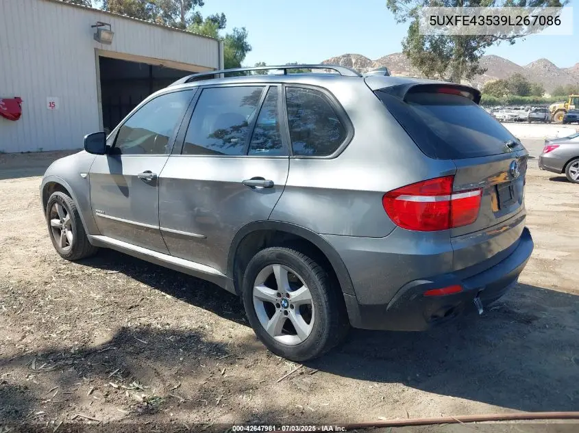 2009 BMW X5 xDrive30I VIN: 5UXFE43539L267086 Lot: 42647981
