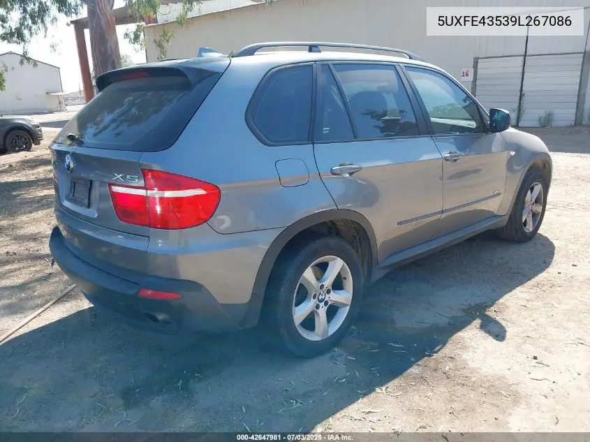 2009 BMW X5 xDrive30I VIN: 5UXFE43539L267086 Lot: 42647981