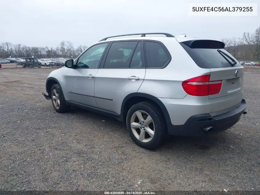 2010 BMW X5 xDrive30I VIN: 5UXFE4C56AL379255 Lot: 42005595