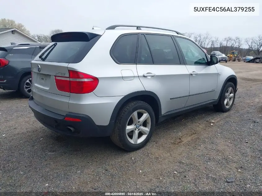 2010 BMW X5 xDrive30I VIN: 5UXFE4C56AL379255 Lot: 42005595