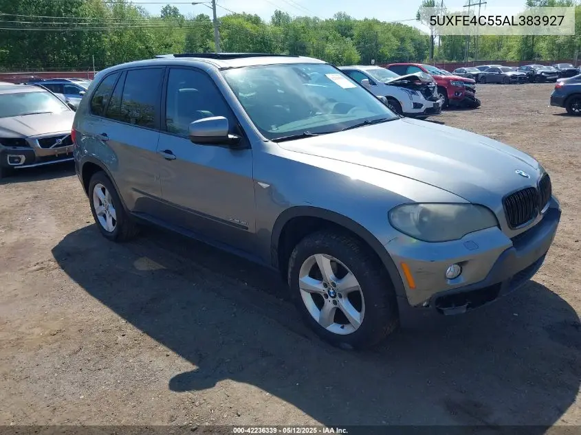 2010 BMW X5 xDrive30I VIN: 5UXFE4C55AL383927 Lot: 42236339