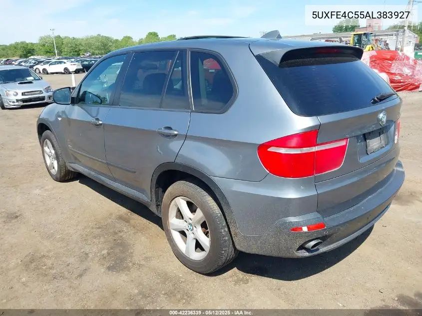 2010 BMW X5 xDrive30I VIN: 5UXFE4C55AL383927 Lot: 42236339