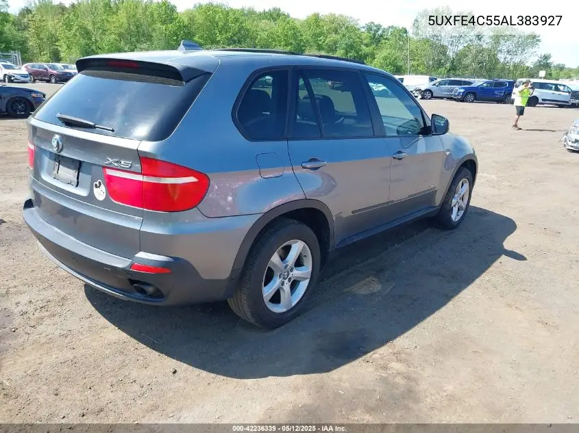 2010 BMW X5 xDrive30I VIN: 5UXFE4C55AL383927 Lot: 42236339