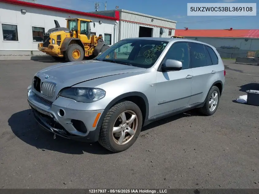 2011 BMW X5 xDrive35D VIN: 5UXZW0C53BL369108 Lot: 12317937