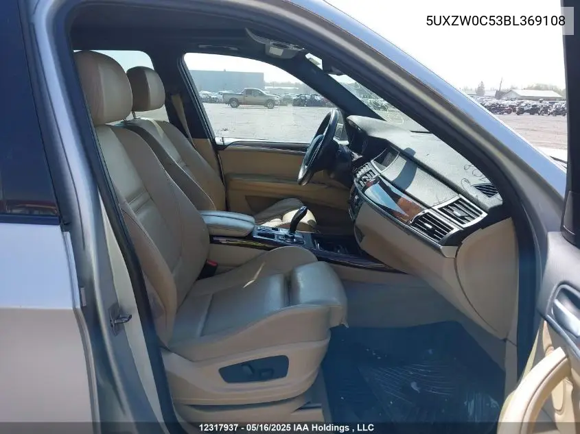 2011 BMW X5 xDrive35D VIN: 5UXZW0C53BL369108 Lot: 12317937