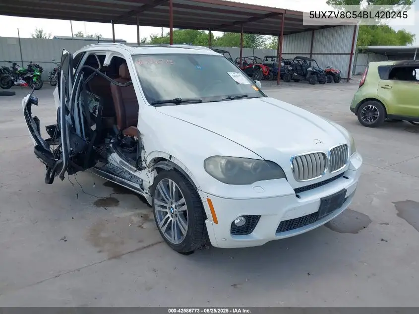2011 BMW X5 xDrive50I VIN: 5UXZV8C54BL420245 Lot: 42586773