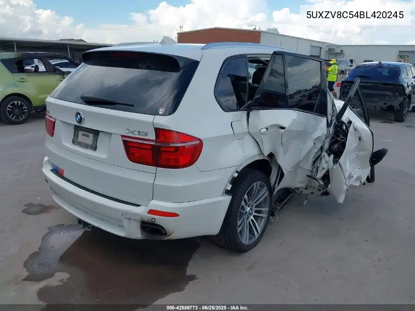 2011 BMW X5 xDrive50I VIN: 5UXZV8C54BL420245 Lot: 42586773