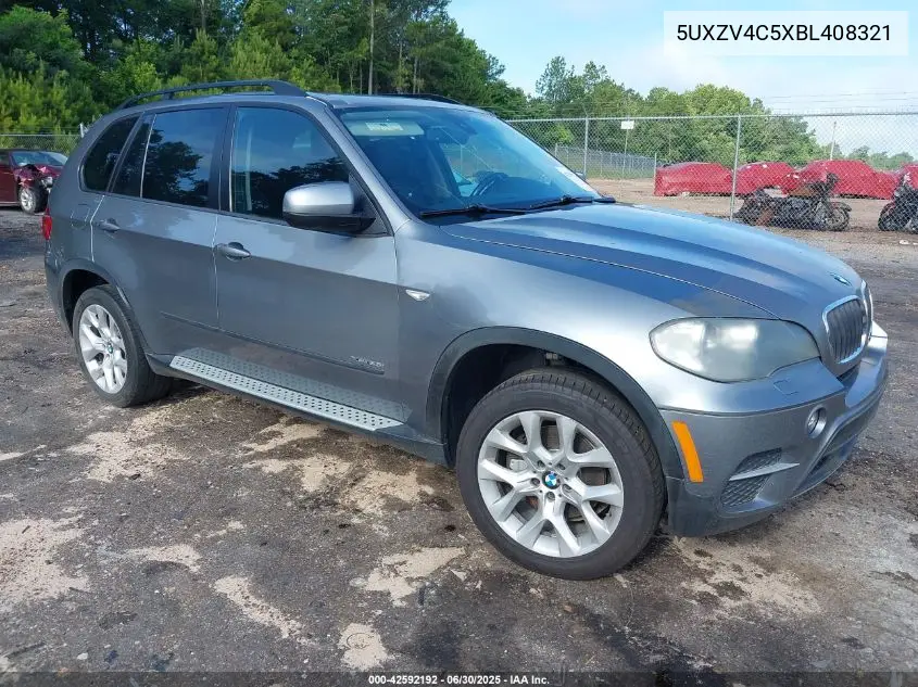 2011 BMW X5 xDrive35I VIN: 5UXZV4C5XBL408321 Lot: 42592192