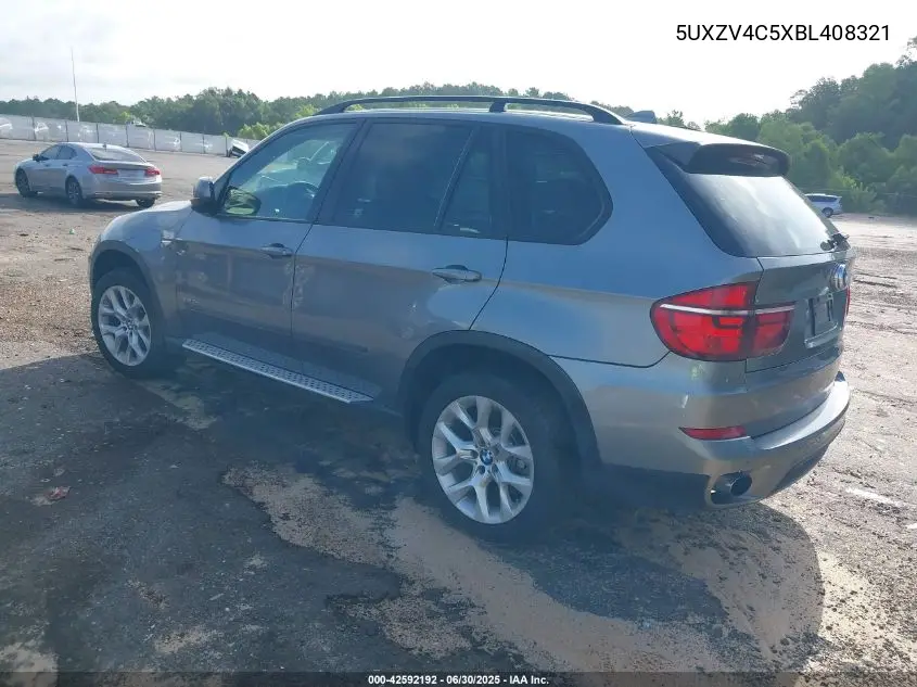 2011 BMW X5 xDrive35I VIN: 5UXZV4C5XBL408321 Lot: 42592192
