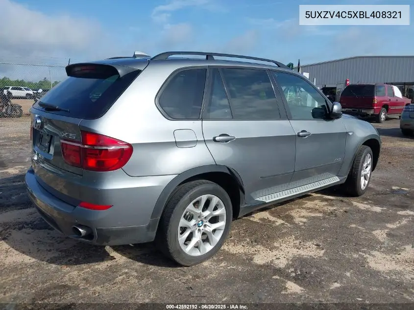 2011 BMW X5 xDrive35I VIN: 5UXZV4C5XBL408321 Lot: 42592192