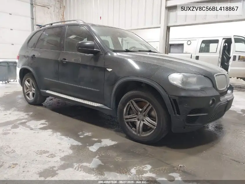 2011 BMW X5 xDrive50I VIN: 5UXZV8C56BL418867 Lot: 42607826