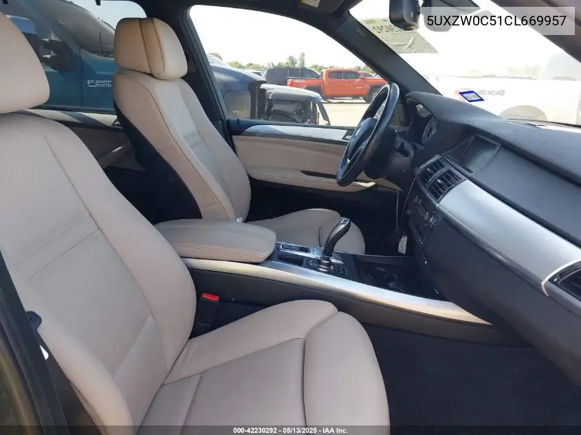 2012 BMW X5 xDrive35D VIN: 5UXZW0C51CL669957 Lot: 42230292