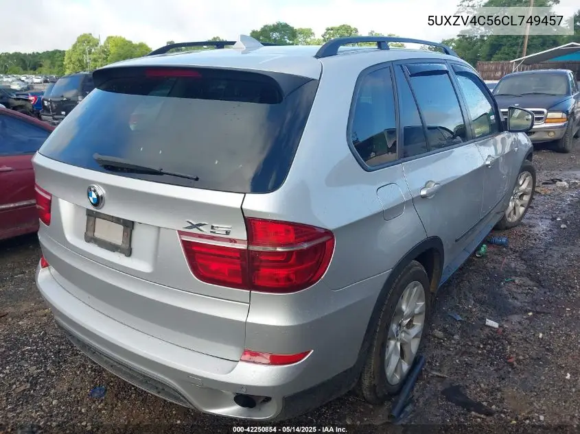 2012 BMW X5 xDrive35I/xDrive35I Premium/xDrive35I Sport Activity VIN: 5UXZV4C56CL749457 Lot: 42250854