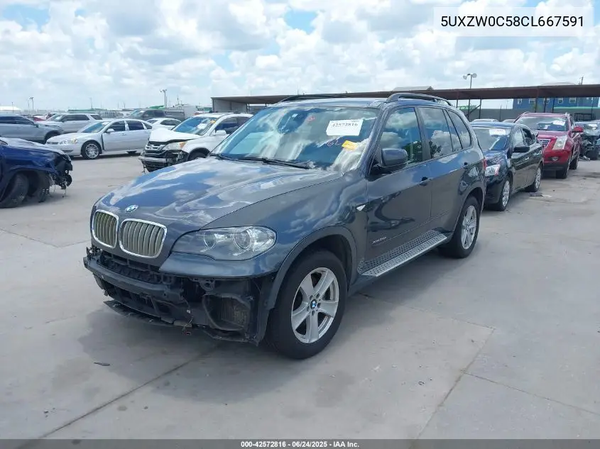 2012 BMW X5 xDrive35D VIN: 5UXZW0C58CL667591 Lot: 42572816